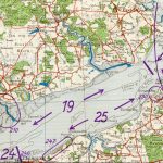 German map showing Southampton; a copy from a 1" to 1 mile OS map.
