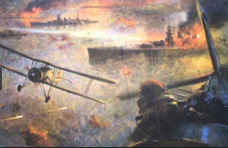 Taranto the sinking of the Italian fleet in World war Two