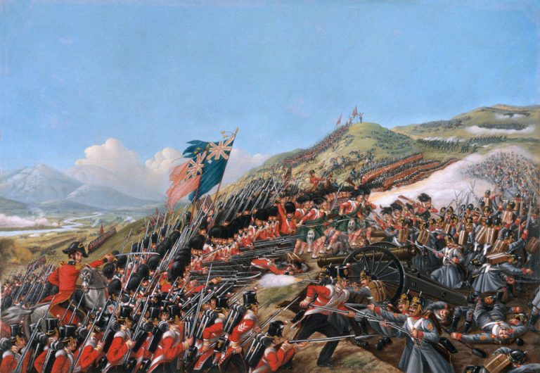 On This Day: 20th September 1854 Battle of the Alma: first major battle of Crimean War. British and French alliance defeat the Russians.  © NAM NAM. 1962-07-1-1