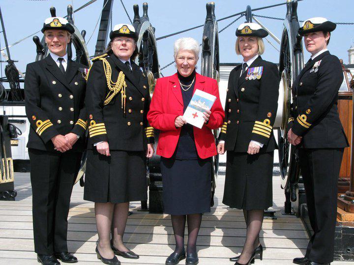 Nicci Pugh - White Ship - Red Crosses