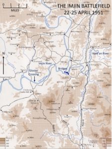 Imjin River battlefield map