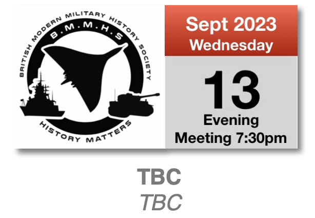 Sept 2023 Meeting TBC