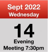 Meeting 14th Sept 2022