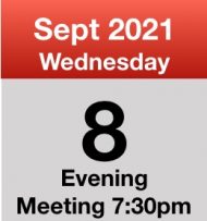 Meeting 8th Sept 2021 Meeting 8th Sept 2021
