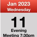 Meeting Jan 11th 2023